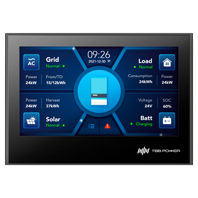 TBB-E4-MONITOR - Display LCD TBB - Compatibile con gli inverter RioSun II - Monitoraggio, programmazione e controllo - Sistemi p