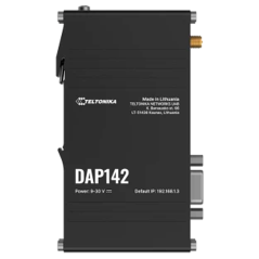 TK-DAP142 - Teltonika Access Point Industrial - 2 puertos Ethernet RJ45 Fast Ethernet - Puerto Serie RS232 - Wi-Fi 802.11b/g/n 2