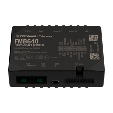 TK-FMB640 - Tracker professionale per veicoli - Collegamento del cablaggio interno - Installazione occulta sotto il cruscotto -