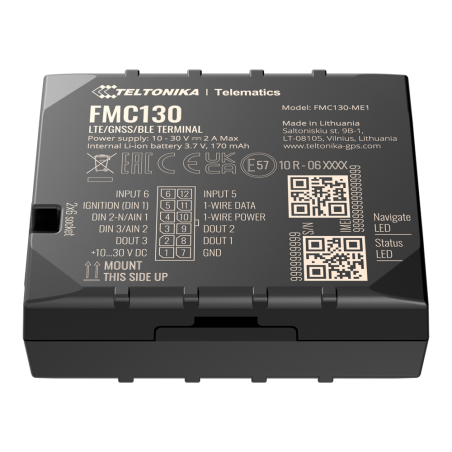 TK-FMC130 - Tracker avanzato per veicoli - Collegamento del cablaggio interno - Installazione occulta sotto il cruscotto - 4G, 3