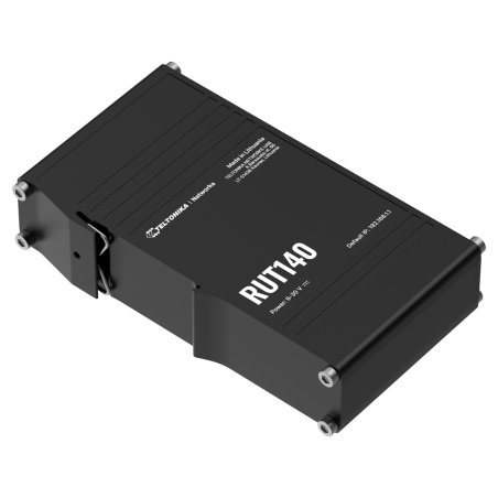 TK-RUT140 - Teltonika Router Industriale - Wi-Fi 4 - 2 porte Fast Ethernet RJ45 - Dimensioni ultracompatte - Alimentazione con P