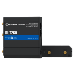 TK-RUT260 - Teltonika Router 4G Industriale - 2 porte Ethernet RJ45 Fast Ethernet - 4G (LTE) Cat 6 fino a 300Mbps - 1x Ingresso/