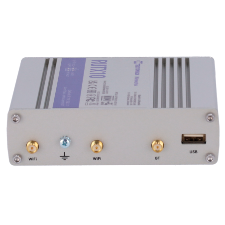 TK-RUTX10 - Teltonika Router Industriale - Wi-Fi 5 - Bluetooth LE 4.0 - 4 porte Ethernet RJ45 Gigabit - USB 2.0 - Ingresso/Uscit