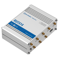 TK-RUTX14 - Teltonika Router 4G Industriale - Modem 4G Cat 12 Dual SIM - Wi-Fi 5 - Bluetooth LE 4.0 - Posizionamento GNSS - 5 po