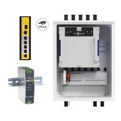 TOW-L180C-KIT - Alimentazione a ciclo - 1728Wh - Ricarica rapida 10,7A/310Wh 5,5h - Monitoraggio Remoto dei sistemi - Switch ind