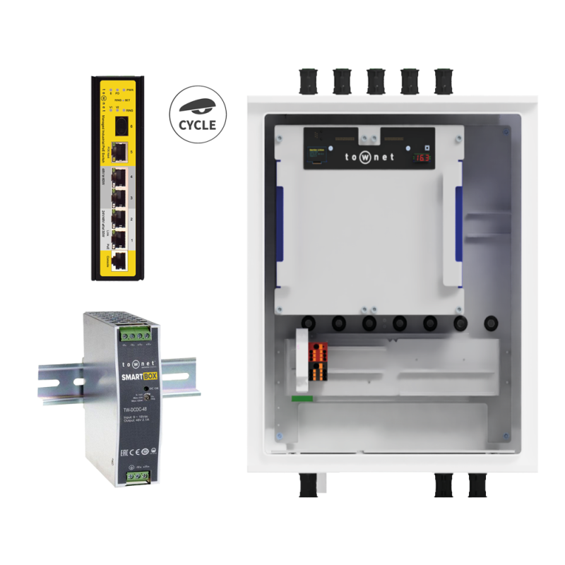 TOW-L180C-KIT - Alimentazione a ciclo - 1728Wh - Ricarica rapida 10,7A/310Wh 5,5h - Monitoraggio Remoto dei sistemi - Switch ind TOW-L180C-KIT - Alimentazione a ciclo - 1728Wh - Ricarica rapida 10,7A/310Wh 5,5h - Monitoraggio Remoto dei sistemi - Switch ind