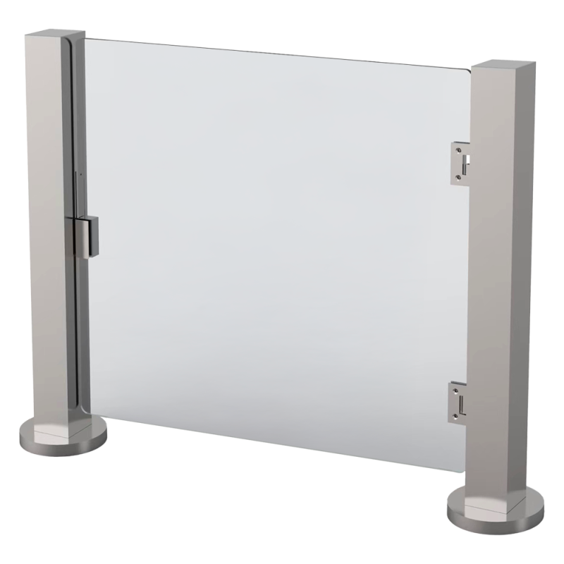 TS-GLASSDOOR-900-AUTO - Sistema di chiusura manuale dell'anta - Serratura elettrica (apertura automatica) - Compatibile con torn