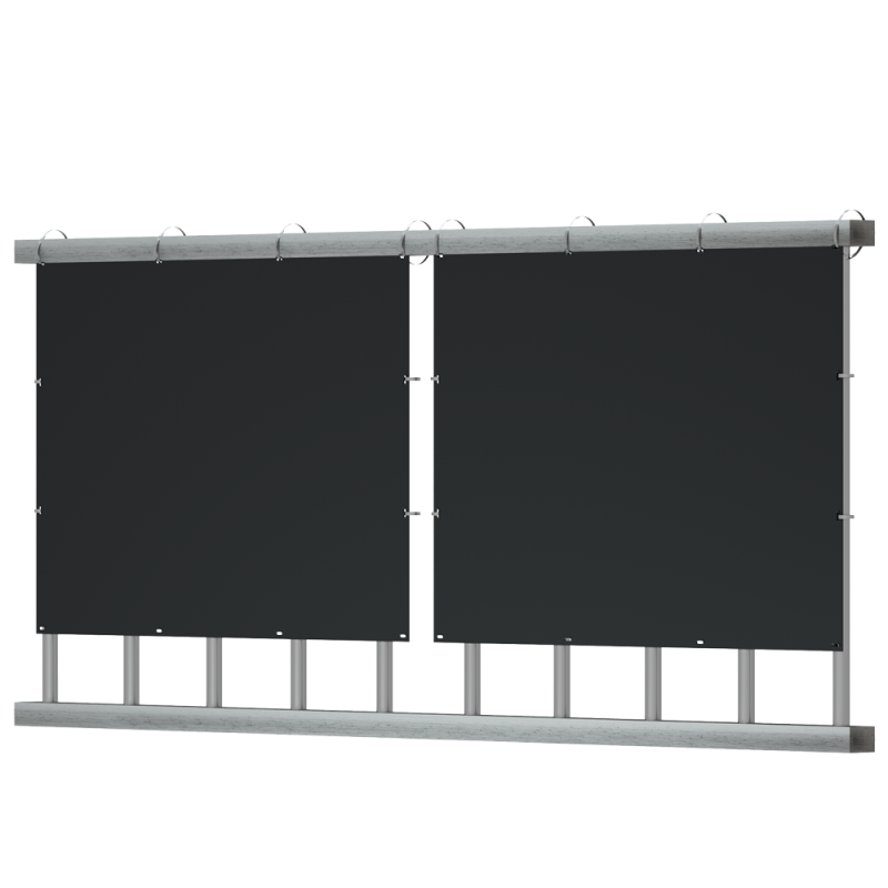 TSOL-ESK400-AIRV - TSUN Kit Solare Air Vertical - 2 pannelli leggeri 200W - Microinverter 400W - Per installazione su balcone - TSOL-ESK400-AIRV - TSUN Kit Solare Air Vertical - 2 pannelli leggeri 200W - Microinverter 400W - Per installazione su balcone -