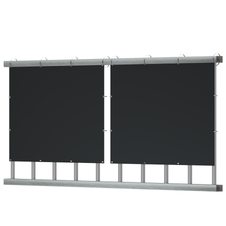 TSOL-ESK400-AIRV - TSUN Kit Solare Air Vertical - 2 pannelli leggeri 200W - Microinverter 400W - Per installazione su balcone - 