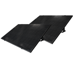 TSOL-ESK800-PB - TSUN Kit Solar Pop Up - 2 pannelli Full Black 420W - Microinverter 800W - Staffa per installazione a pavimento 