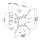 TVM-2355PT-B - Supporto con braccio - Peso supportato 20Kg - VESA 200x200mm - Distanza dalla parete 60mm-190 mm - Inclinazione - TVM-2355PT-B - Supporto con braccio - Peso supportato 20Kg - VESA 200x200mm - Distanza dalla parete 60mm-190 mm - Inclinazione -