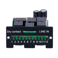 UPS-RELAYCARD - Mini scheda a contatto pulito - Per l'installazione sullo slot SNMP dell'UPS - Collegamento al dispositivo di mo