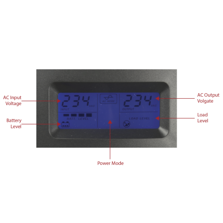 UPS1000VA-4 - UPS monofase line-interactive - Potenza 1000VA/600W - Entrata 220~240 Vac /Uscita 230 Vac - 4 uscite SAI/UPS prote
