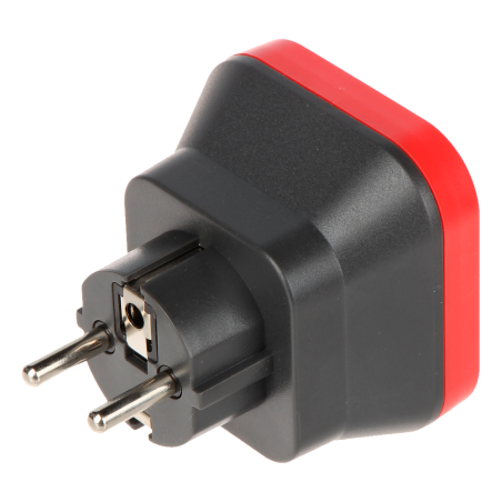 UT07B-EU - Tester per prese elettriche EU - Verifica degli errori di cablaggio - Test di tenuta - Facile da usare - Consente un 