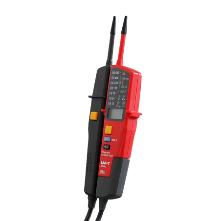 UT18D - Rilevatore di tensione AC/DC senza contatto - Display LCD - Modalità ad alta e bassa tensione fino a 690 V - Avviso acus