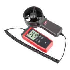 UT363S - Anemometro di tipo split - Sensore di velocità del vento ad alta precisione - Sensore di temperatura - Spegnimento auto