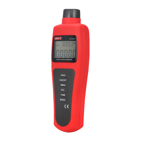 UT371 - Tachimetro digitale portatile - Fino a 99999 RPM - Display LCD retroilluminato da 100000 conteggi - Valori Massimi, Mini