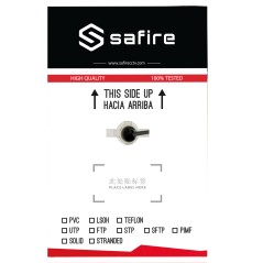 UTP6-100-OUTDOOR-CCA - Cavo UTP Safire - Categoria 6 - Soddisfa il test Fluke 90m - Conduttore CCA - Guaina speciale per esterni