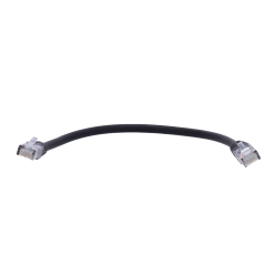 UTP6-H-03BK - Cavo UTP - Ethernet - Connettori RJ45 - Categoria 6 - 0,3 m - Colore nero