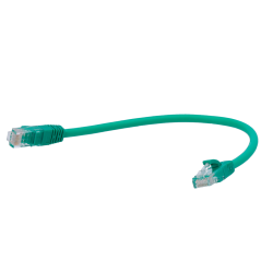UTP6-H-03GN - Cavo UTP - Ethernet - Connettori RJ45 - Categoria 6 - 0,3 m - Colore verde