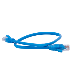 UTP6-H-05B - Cavo UTP - Ethernet - Connettori RJ45 - Categoria 6 - 0,5 m - Colore azzurro