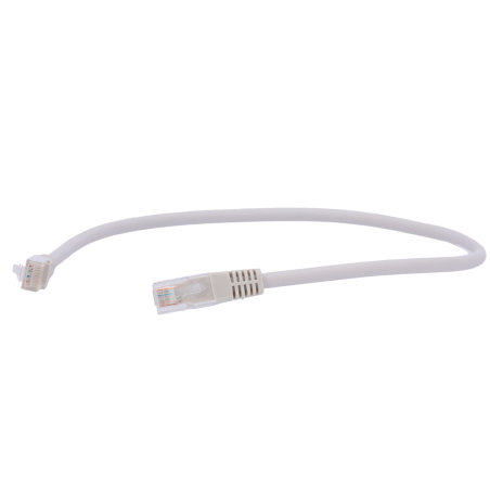 UTP6-H-05W - Cavo UTP - Ethernet - Connettori RJ45 - Categoria 6 - 0,5 m - Colore bianco