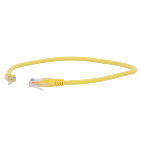 UTP6-H-1Y - Cavo UTP - Ethernet - Connettori RJ45 - Categoria 6 - 1 m - Colore Giallo