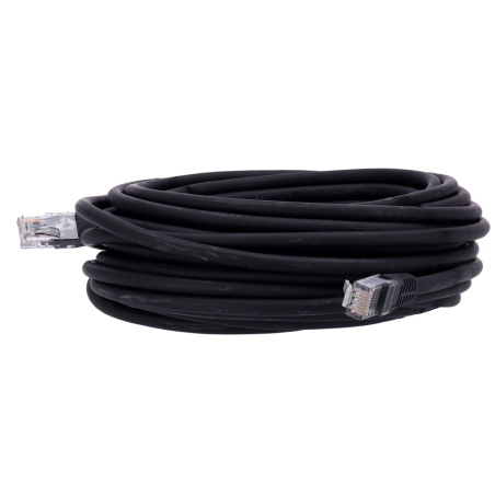 UTP6-H-20BK - Cavo UTP - Ethernet - Connettori RJ45 - Categoria 6 - 20 m - Colore nero