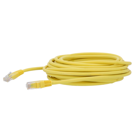 UTP6-H-5Y - Cavo UTP - Ethernet - Connettori RJ45 - Categoria 6 - 5 m - Colore Giallo