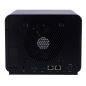 UV-DX204 - Cabinet per Hard Disk SAS - 4 x slot SATA3.0, compatibile SATA HDD/SSD - 1 porta Mini SAS da 24 Gbps - Velocità della