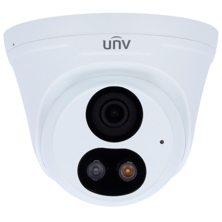 UV-IPC3618LE-ADF28KC-DL - Telecamera Turret IP Uniview - Gamma EasyStar - 8 MP | Ottica 2.8 mm | microSD 512 GB - IR 30 m | Luce