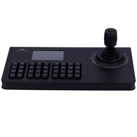UV-KB-1100-E - Univisione della tastiera IP - Doppia interfaccia: diretto o rete - Schermo LCD 4" - Interfaccia IP/RS-232/RS-485