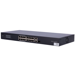UV-NSW3000-16T1GT1GC-POE-IN - Uniview Switch PoE Cloud Managed Layer 2 - 16 PoE802.3af/at + 1 uplink RJ45 +1 uplink Combo - 16 R