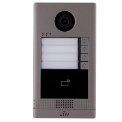 UV-OEU-202S-HMK4 - Videocitofono IP 4 appartamenti - Telecamera 2 Mp | Audio bidirezionale - Apertura con scheda MF 2 relè - App