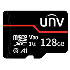 UV-TF-128G-MT - Scheda microSD Uniview - Capacità 128 GB - Classe 10 | Velocità R/W: 95/70 MB/s - Cicli E/P: fino a 3.000 - Ampi