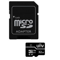 UV-TF-32G-T-C - Scheda microSD con adattatore Uniview - Capacità 32 GB - Classe 10 | Velocità R/W: 70/30 MB/s - Cicli E/P: fino 
