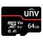 UV-TF-64G-MT - Scheda microSD Uniview - Capacità 64 GB - Classe 10 | Velocità R/W: 95/70 MB/s - Cicli E/P: fino a 3.000 - Ampio UV-TF-64G-MT - Scheda microSD Uniview - Capacità 64 GB - Classe 10 | Velocità R/W: 95/70 MB/s - Cicli E/P: fino a 3.000 - Ampio