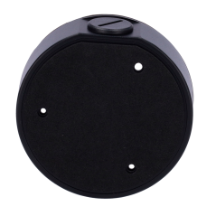 UV-TR-JB03-I-IN-BLACK - Scatola di giunzione - Per telecamere dome - Per esterni - Installazione a tetto o parete - Passacavo - 