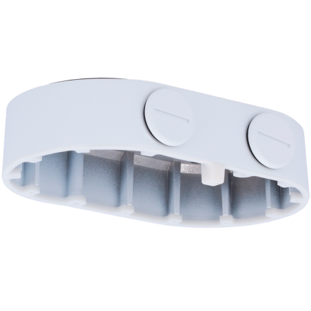 UV-TR-JB08 - Scatola di giunzione - Per telecamere dome doppio canale - Per esterni - Installazione a tetto o parete - Passacavo