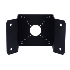 UV-TR-UC08-C-BLACK - Staffe ad angolo - Per telecamere Bullet e Dome - Adatto per esterni - Colore nero - Passacavo - 116 mm (H)