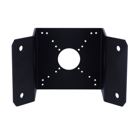 UV-TR-UC08-C-BLACK - Staffe ad angolo - Per telecamere Bullet e Dome - Adatto per esterni - Colore nero - Passacavo - 116 mm (H)