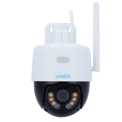 UV-UHO-P1A-M3F4D - Telecamera IP PTl WiFi Uniarch - 3 MP | Ottica 4.0 mm | microSD 256 GB - IR 30 m | Luce bianca 10 m | DWDR - 