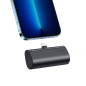 VG-W0556P - VEGER Mini Power bank con LED di ricarica - Capacità 5000mAh - Ingresso USB-C - Uscita connettore Lightning - Carica