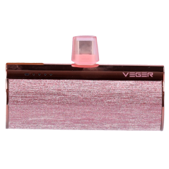 VG-W0573-R - VEGER Mini Power bank con LED di ricarica - Capacità 5000mAh - Ingresso Porta USB-C - Uscita Porta USB-C, Connettor