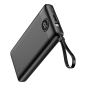 VG-W1116 - VEGER Power bank con display LCD - Capacità 10000mAh - Ingressi USB-C, Cavo USB-A - Uscite USB-C USB-A e cavi integra
