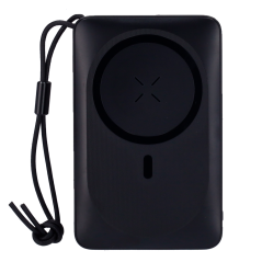 VG-W1151-B - VEGER Power bank magnetica e wireless - Capacità 10000mAh - Ingressi USB-C, Lightning - Uscite USB-C, USB-A, Wirele