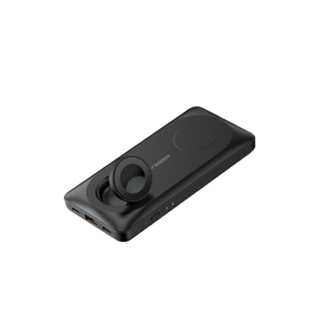 VG-W1156 - VEGER Power bank magnetica e wireless - Capacità 10000mAh - Ingressi 2x USB-C, Lightning - Uscite USB-C, USB-A, 2x Wi