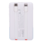 VG-W1170-W - VEGER Power bank con display LCD - Capacità 10000mAh - Ingressi Lightning, USB-C, Cavo USB-C - Uscite USB-A, USB-C 