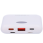 VG-W1170-W - VEGER Power bank con display LCD - Capacità 10000mAh - Ingressi Lightning, USB-C, Cavo USB-C - Uscite USB-A, USB-C 