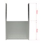 VR-010 - Vassoio estraibile per cassaforte - Compatibile con VR110 e VR110E - Per DVR da 1 U rack - Guide telescopiche con cusci